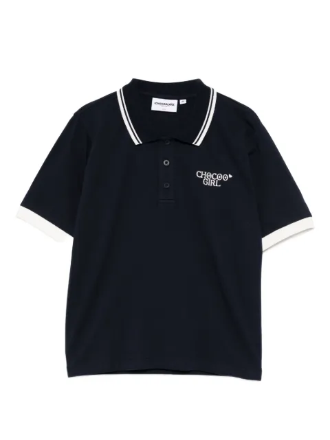 CHOCOOLATE cropped polo-shirt