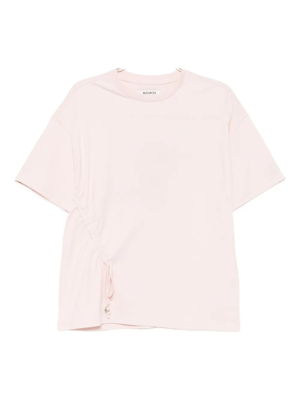 Musium Div. logo-embroidered T-shirt | Pink | Image 1