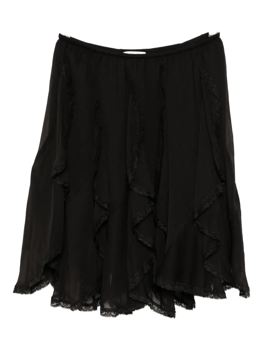 b+ab ruffled skirt | Black | Image 1