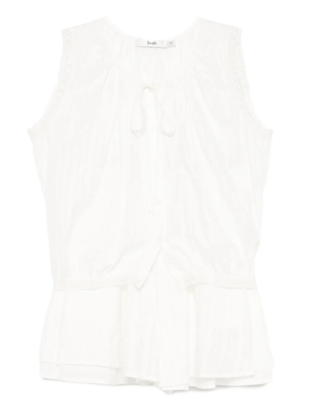 b+ab sleeveless top and skirt set | White | Image 1