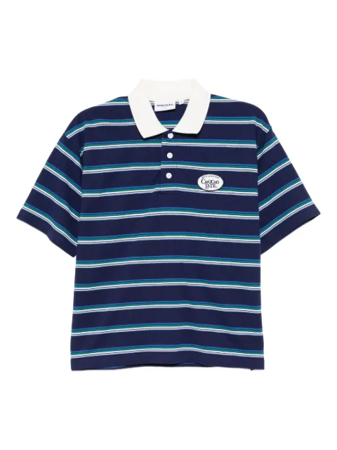 CHOCOOLATE striped polo shirt