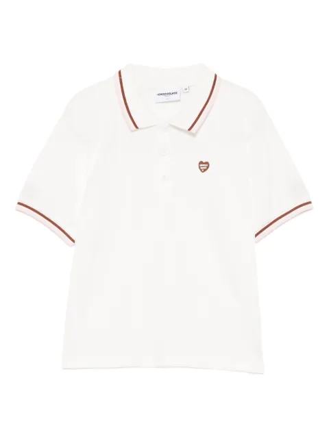 CHOCOOLATE logo-embroidered polo shirt