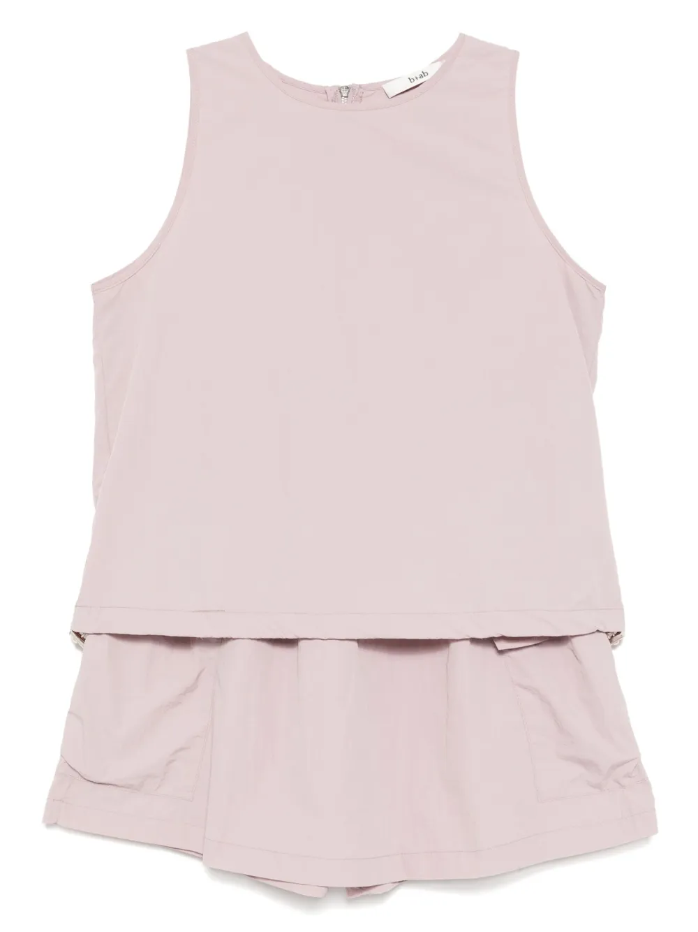 B+ab Mouwloze skorts en top Paars