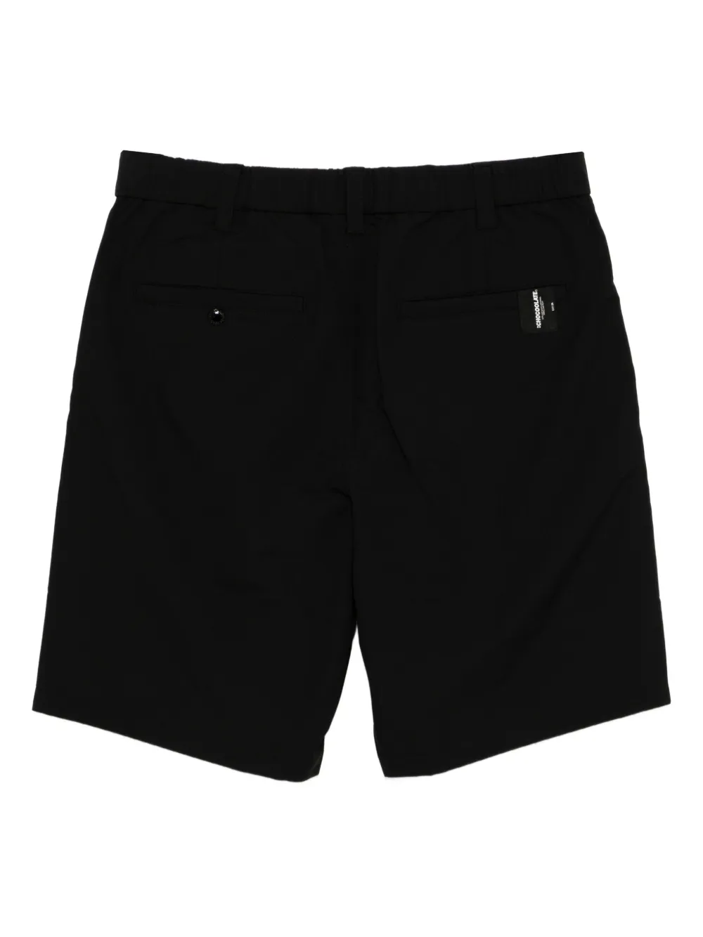 CHOCOOLATE Shorts met logopatch Zwart