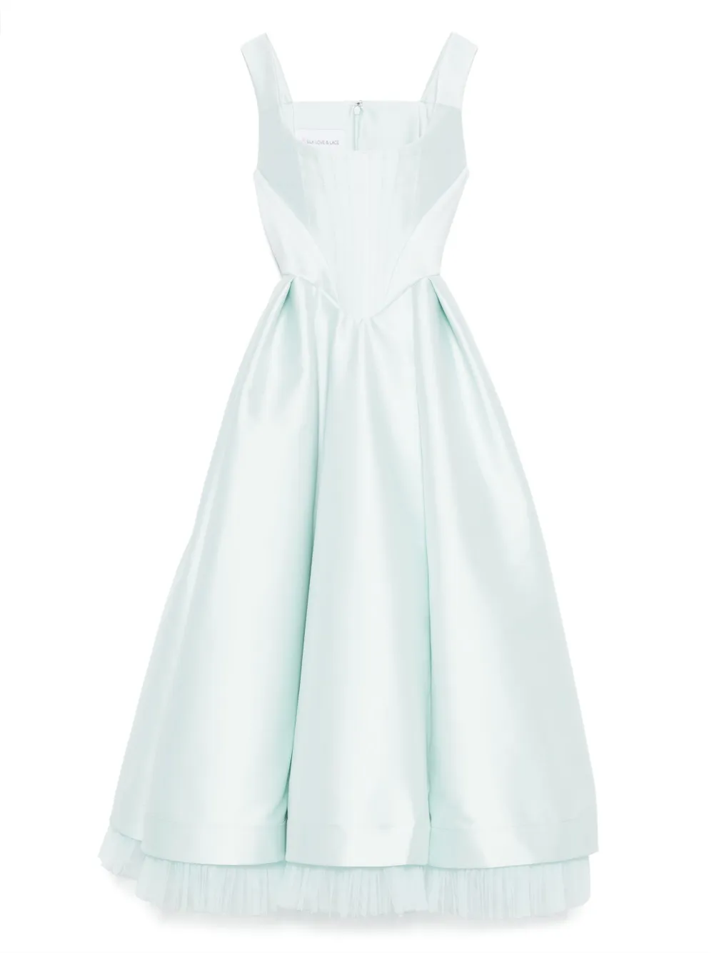 SILK LOVE & LACE Viviana dress | Blue | Image 1