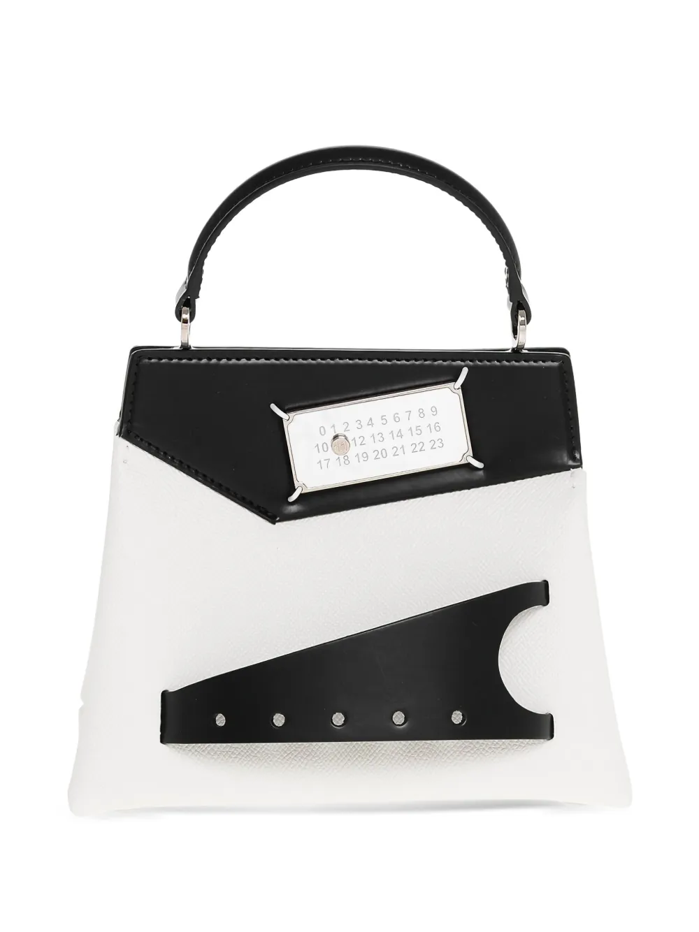 Maison Margiela sac cabas à motif numéro | blanc | Image 1