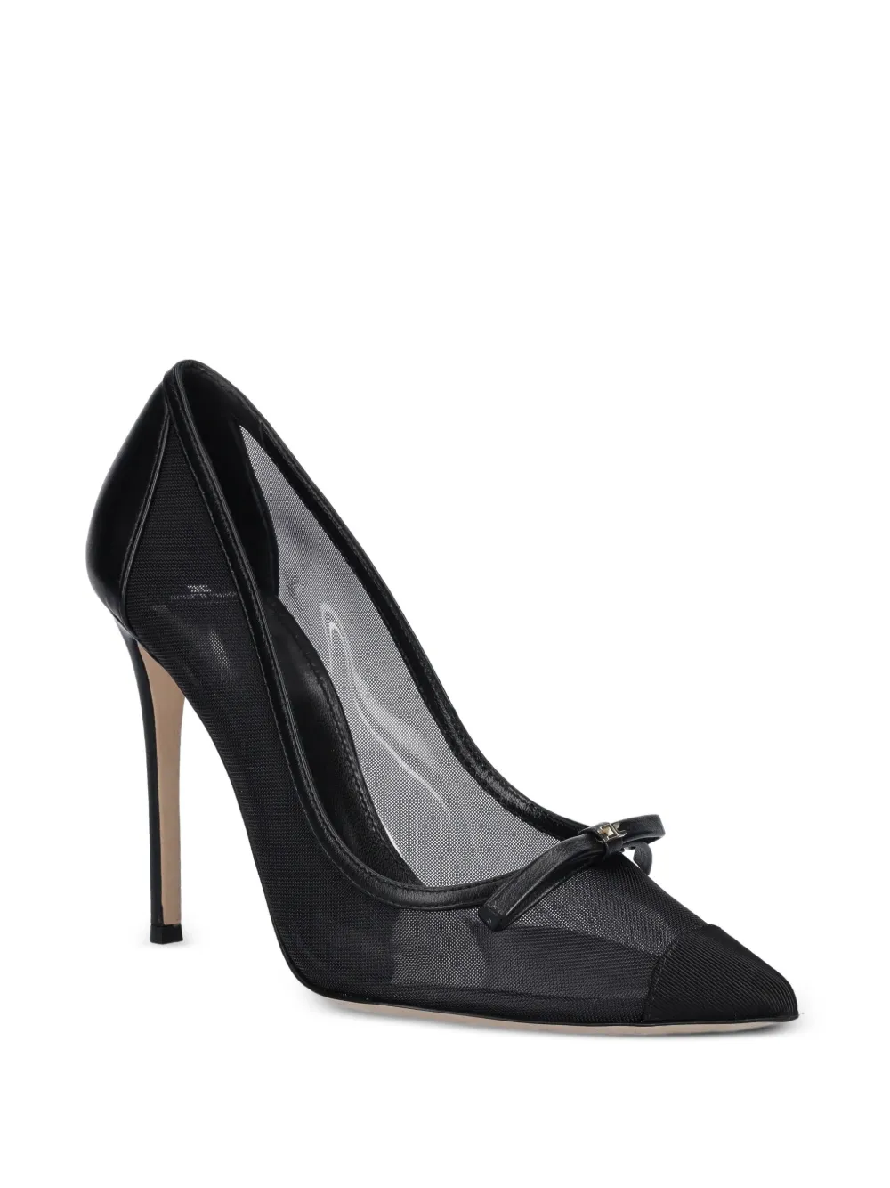Elisabetta Franchi 90mm bow-detail pumps Black