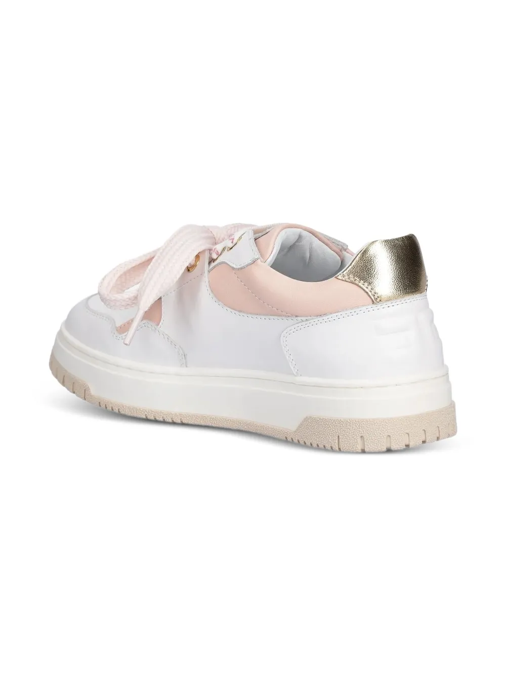Elisabetta Franchi La Mia Bambina leather panelled sneakers | Image 2