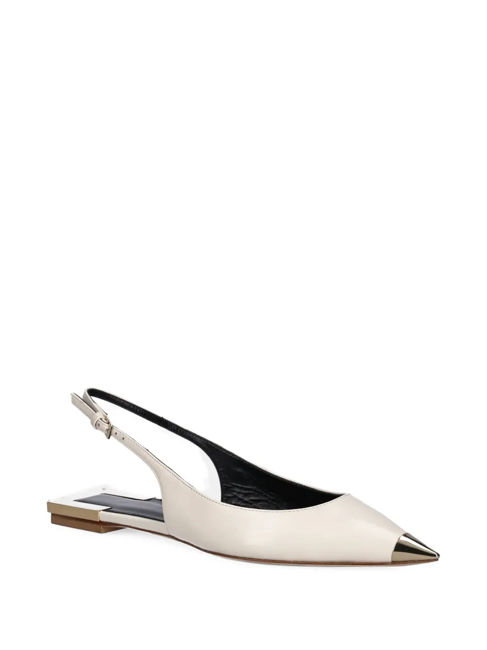 Elisabetta Franchi pointed-toe slingback ballet flats | Image 2