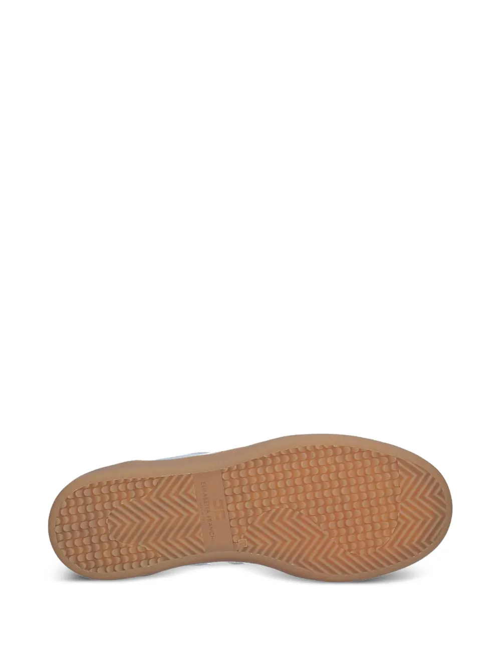 Elisabetta Franchi suede leather sneakers Yellow
