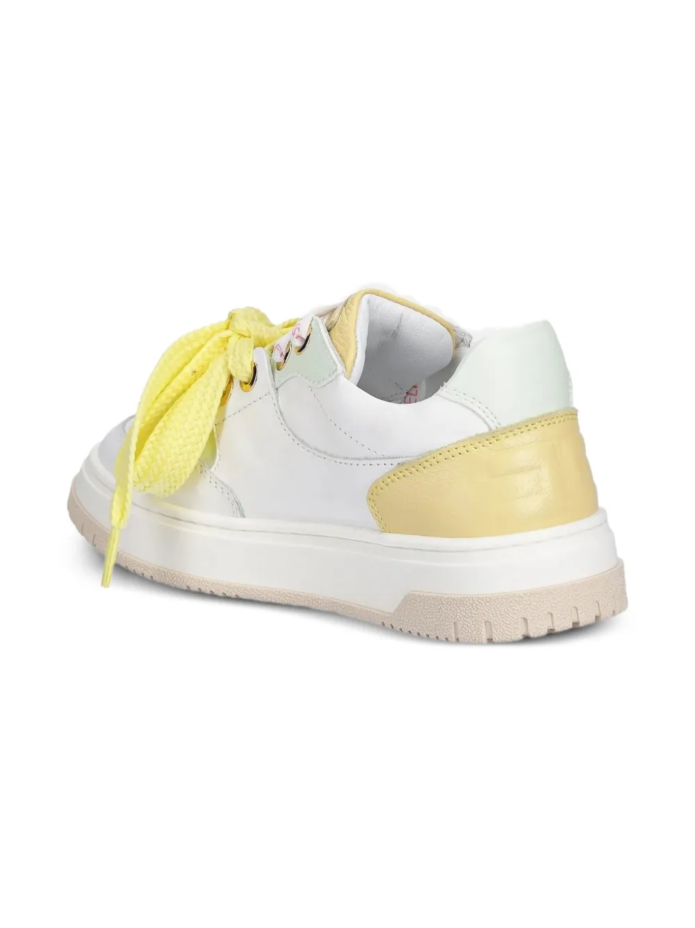 Elisabetta Franchi La Mia Bambina panelled lace-up sneakers | Image 2