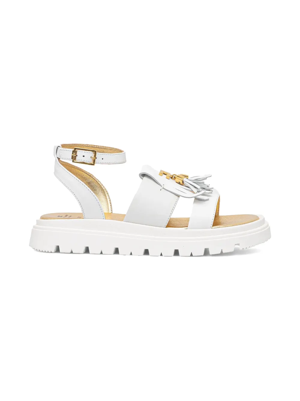 Elisabetta Franchi La Mia Bambina tassel ankle-strap sandals | Open Toe Sandals | Image 2