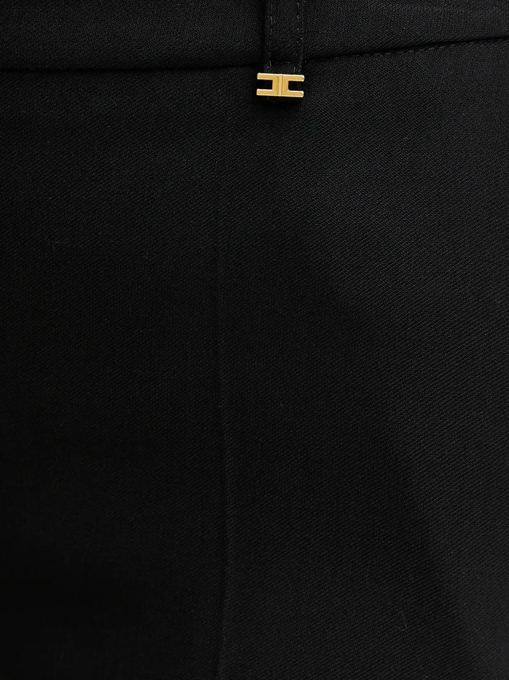 Elisabetta Franchi Shorts met logo Zwart