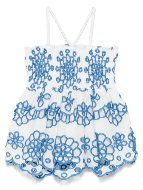 MC2 Saint Barth Kids broderie-anglaise blouse