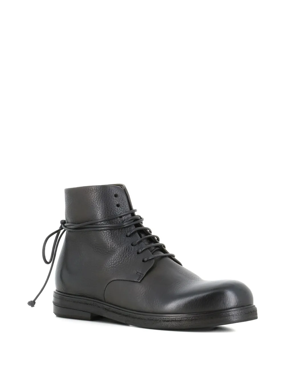 Marsèll Zucca textured-leather ankle boots Black