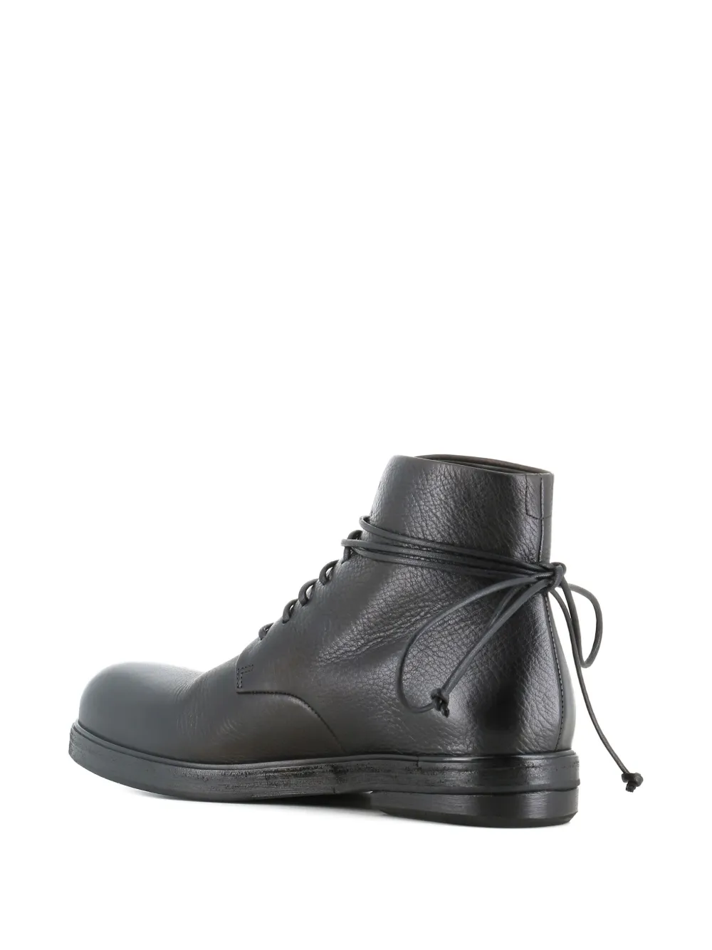 Marsèll Zucca textured-leather ankle boots Black