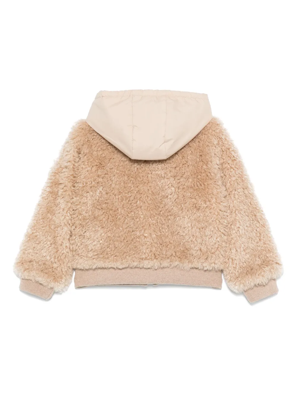 Moncler Enfant chamarra de lana | chamarras de pelo artificial | Image 2