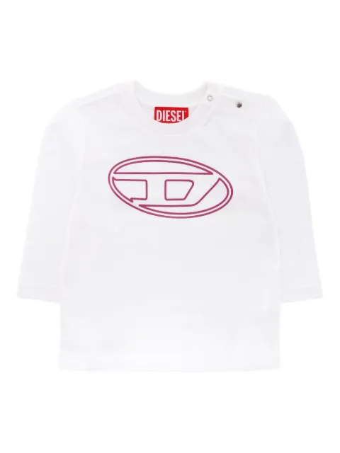 Diesel Kids logo-print long-sleeve t-shirt
