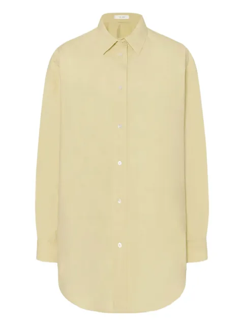 The Row Millerina long-sleeve button-up shirt