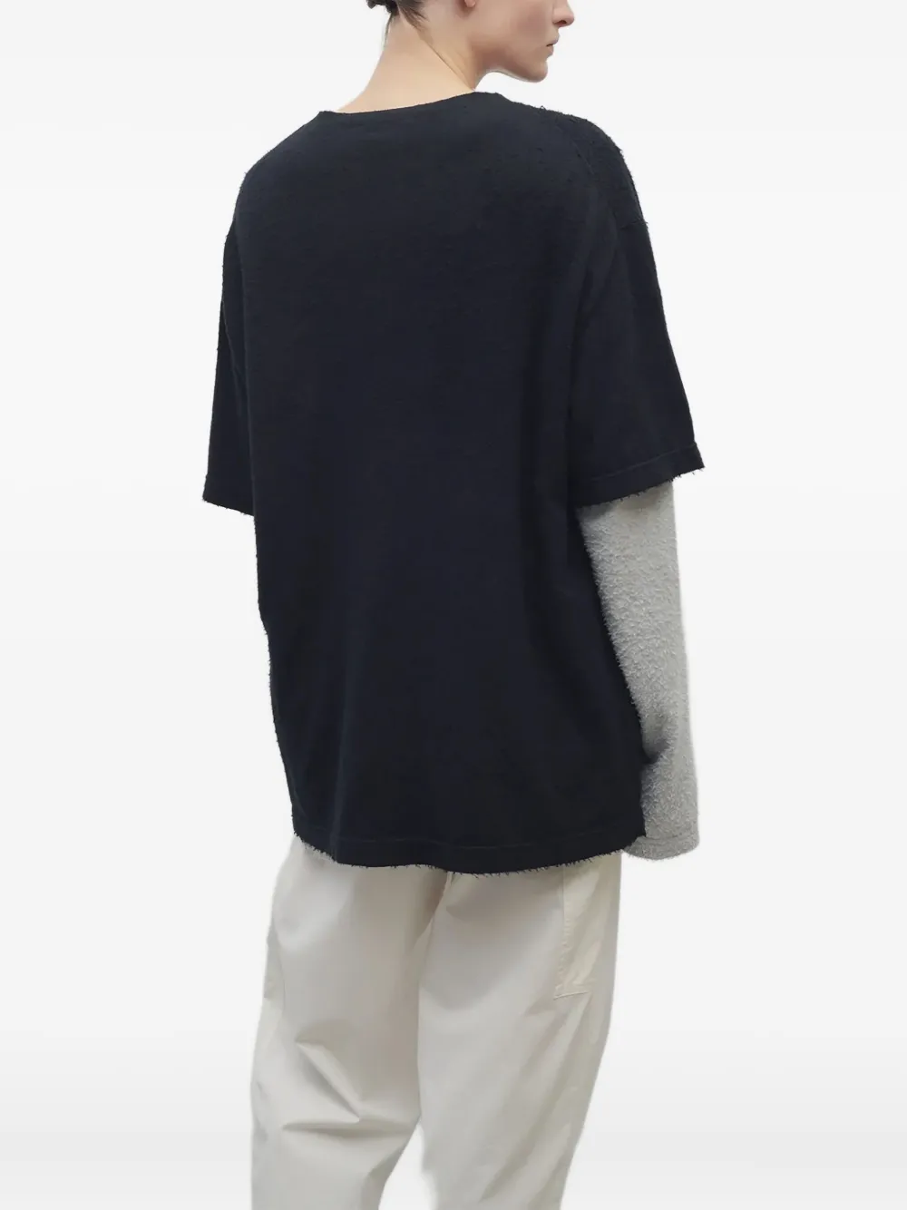 The Row Katoenen T-shirt Zwart