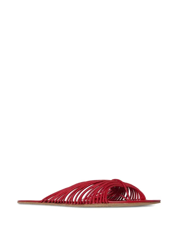 【関税込み】The Row レッド Sara サンダル The Row Sara サンダル | レッド | FARFETCH JP