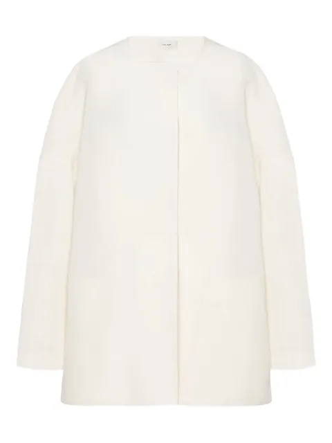 The Row Elke silk oversized jacket
