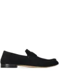 The Row suede loafers - Black