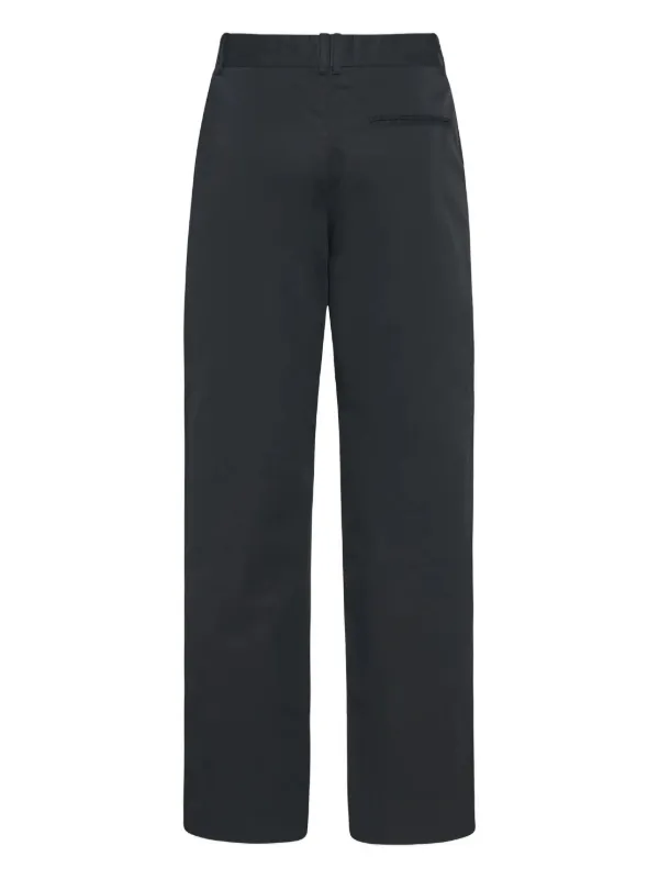 THE ROW ALFIDIS パンツ THE ROW Alfidis pleated cotton-twill wide-leg pants | NET-A