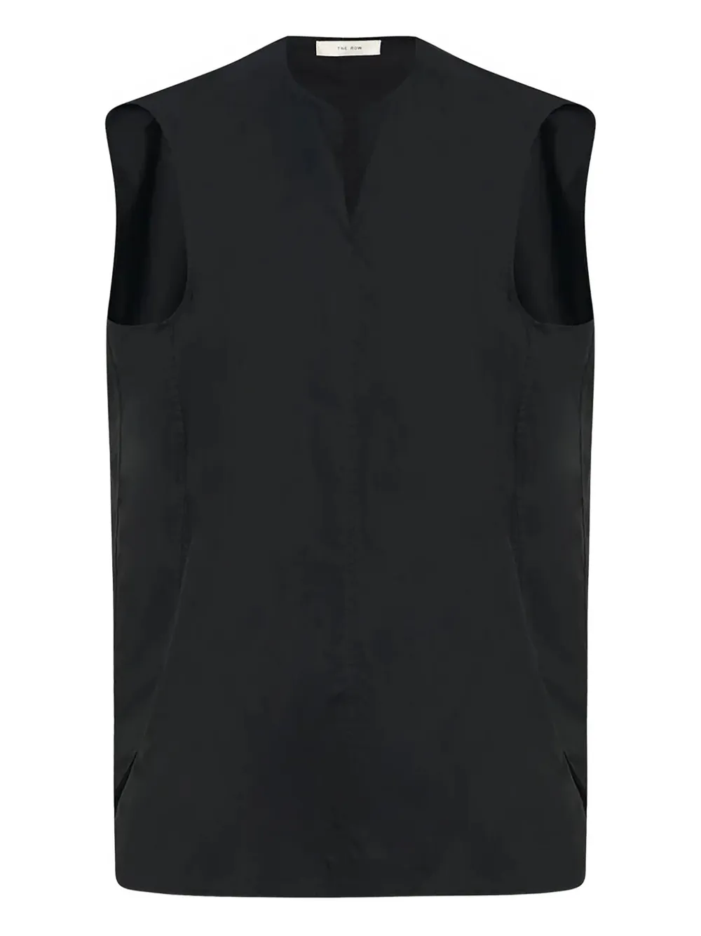 The Row sleeveless Owen top | Black | Image 1