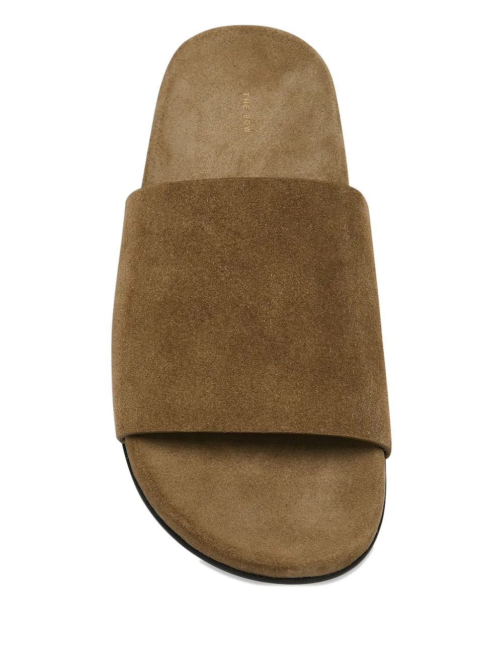 The Row Hugh suede sandals Green