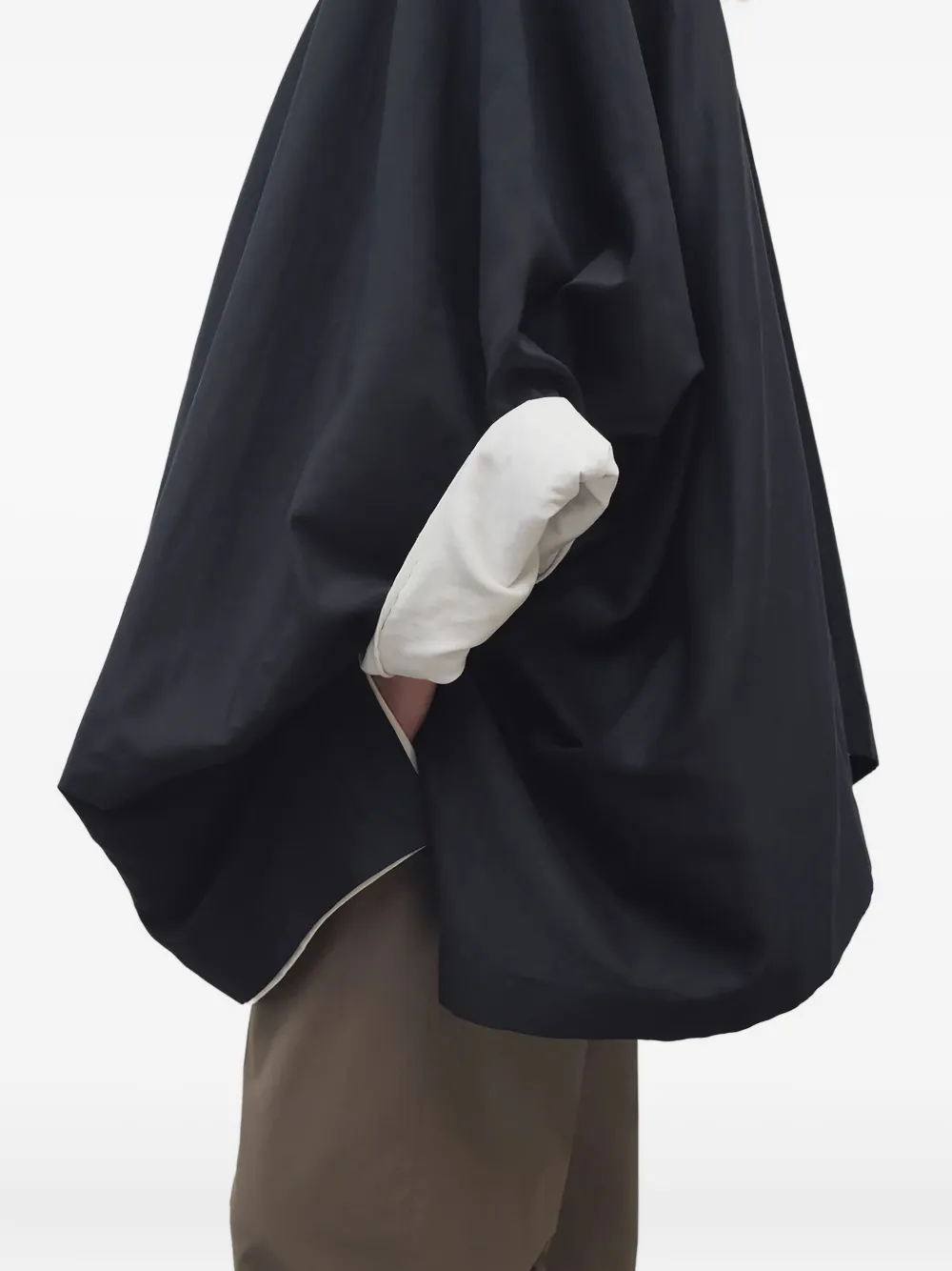 The Row Cedar asymmetrische top Zwart