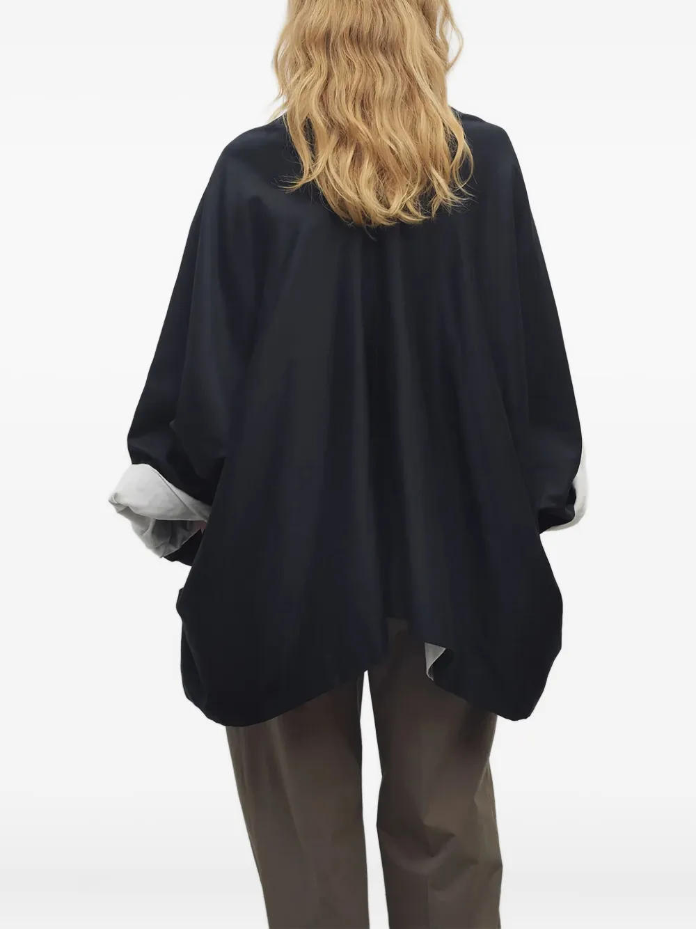 The Row Cedar asymmetrische top Zwart