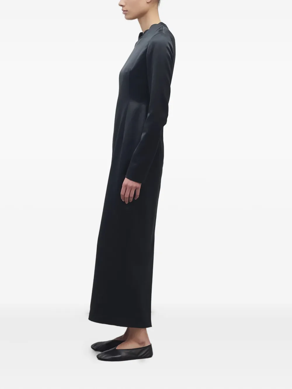  The Row Mitzi Midi Dress - Black 