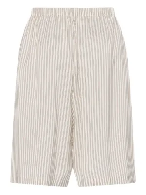 ショートパンツ THE ROW Women Shorts  Burmudas 8657W3584 Q THERO WGH WHITE WOMEN スパンライクカーゴショートパンツ ホワイト