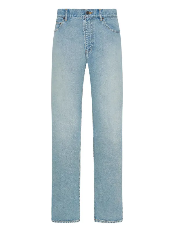 ザ・ロウ バーティ ディストレスト ボーイフレンド ジーンズ The Row Fred ジーンズ | ブルー | FARFETCH JP