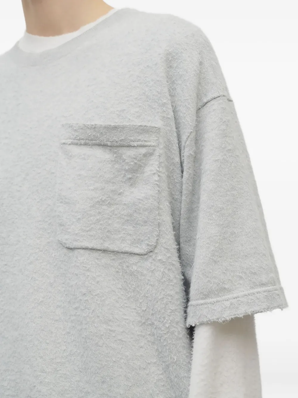 The Row Katoenen T-shirt Grijs