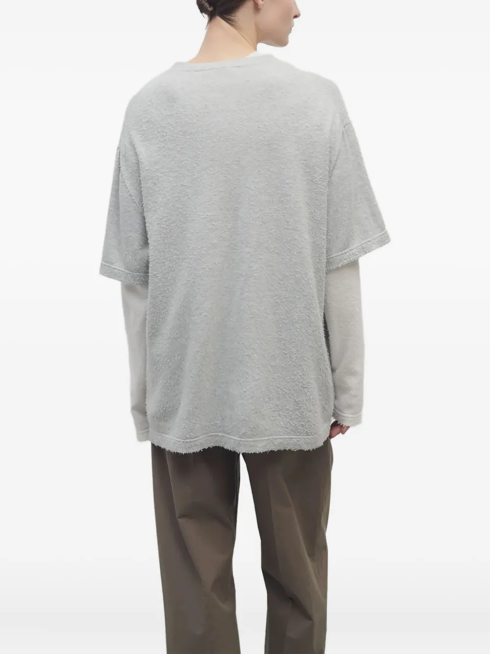 The Row Katoenen T-shirt Grijs