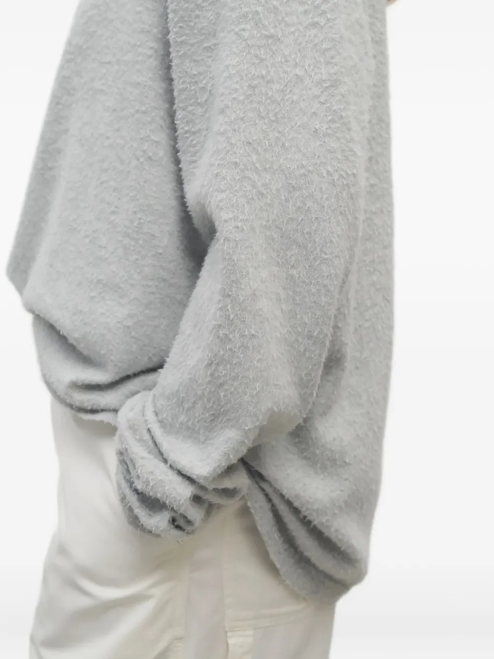 The Row Kabira T-shirt met ronde hals en lange mouwen Grijs
