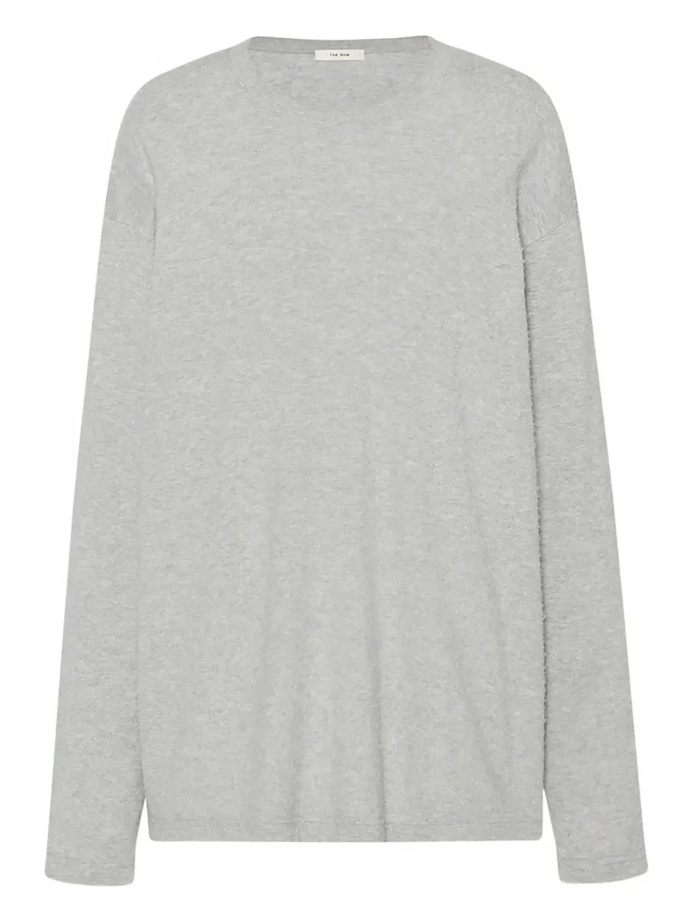 The Row Kabira T-shirt met ronde hals en lange mouwen Grijs
