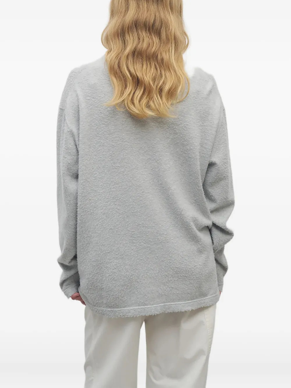 The Row Kabira T-shirt met ronde hals en lange mouwen Grijs