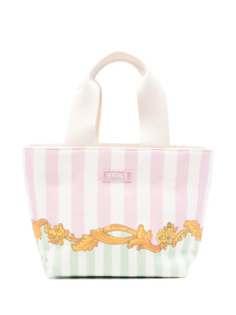 Versace Kids logo-patch bag