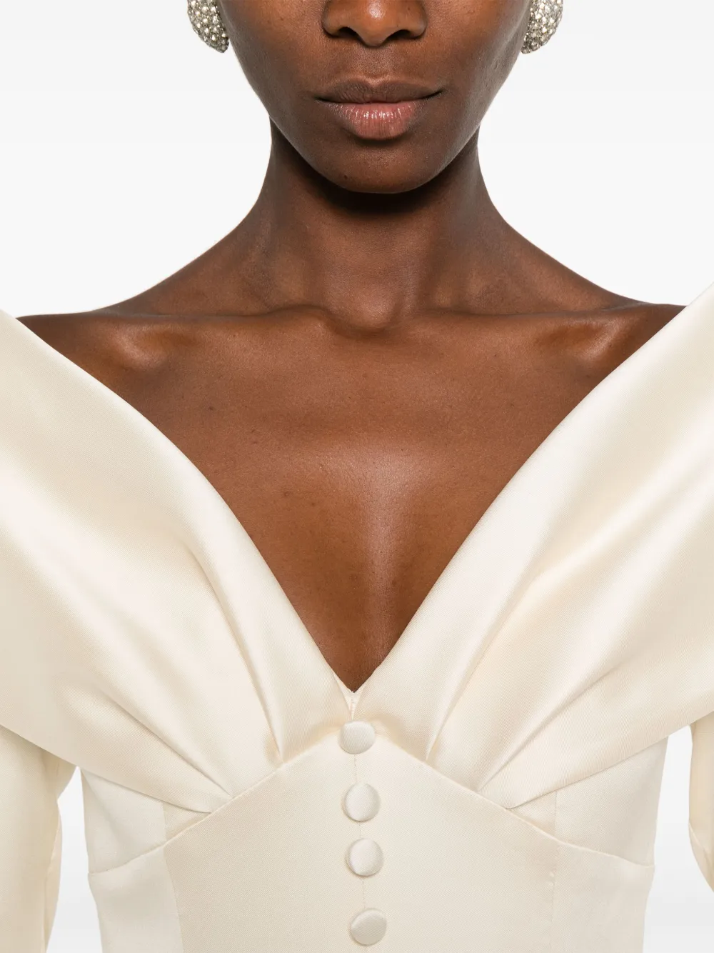 SILK LOVE & LACE Tamara jurk Beige