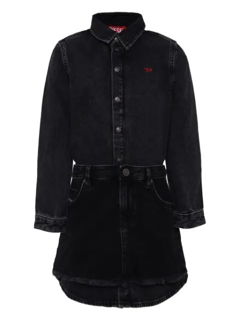 Diesel Kids فستان جينز بأزرار