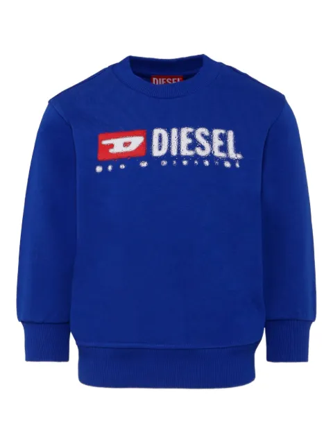 Diesel Kids سويت شيرت صوف ناعم برقبة مستديرة