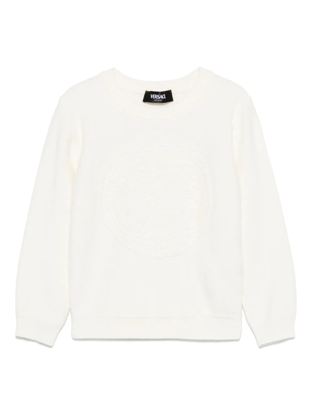 Versace Kids Medusa Head sweatshirt Beige