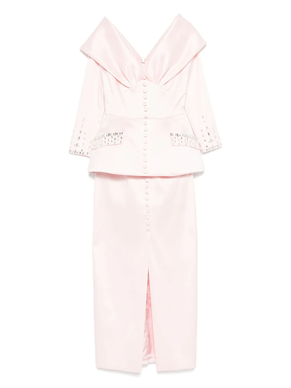 SILK LOVE & LACE Tamara jurk Roze