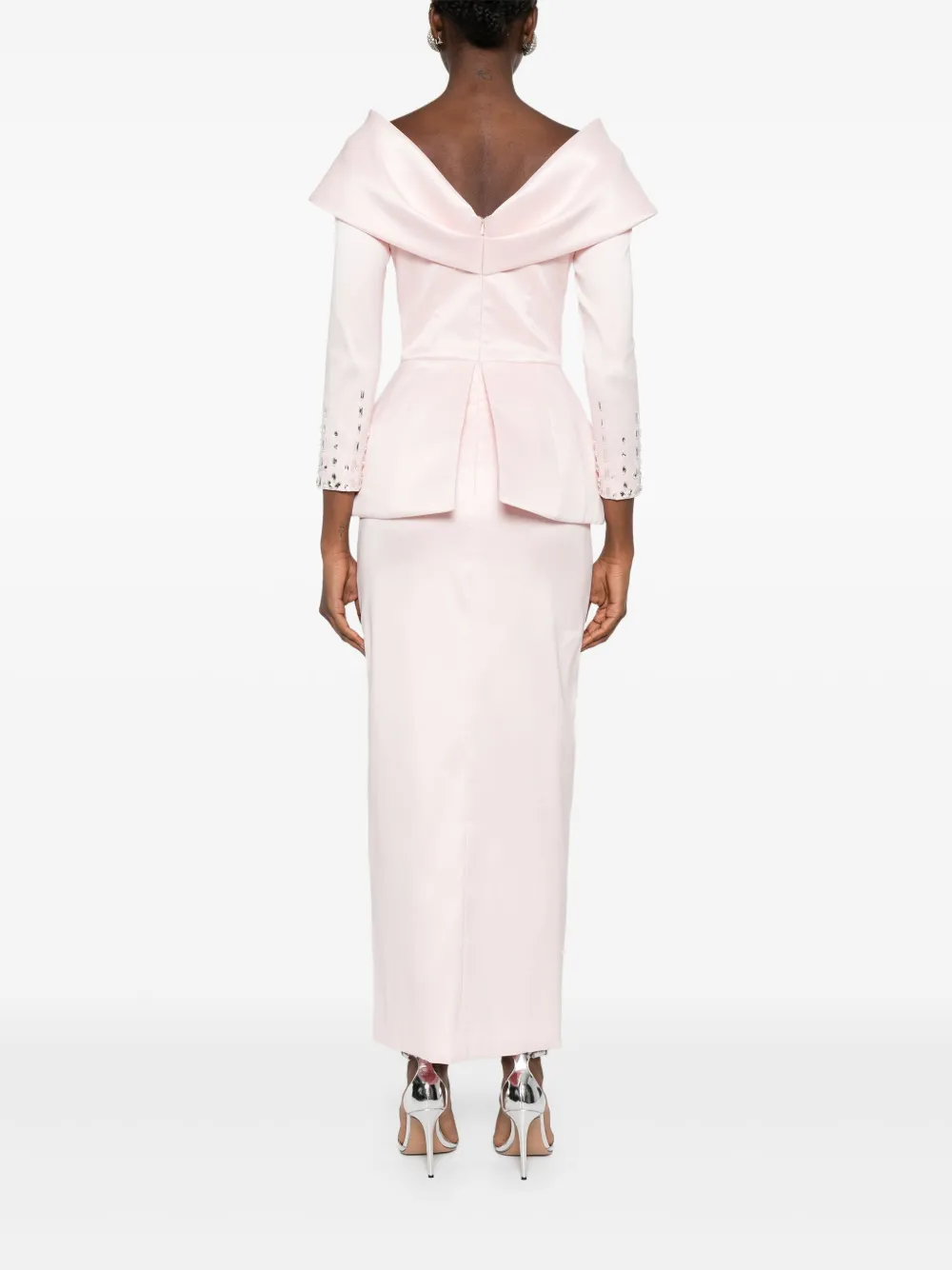 SILK LOVE & LACE Tamara jurk Roze