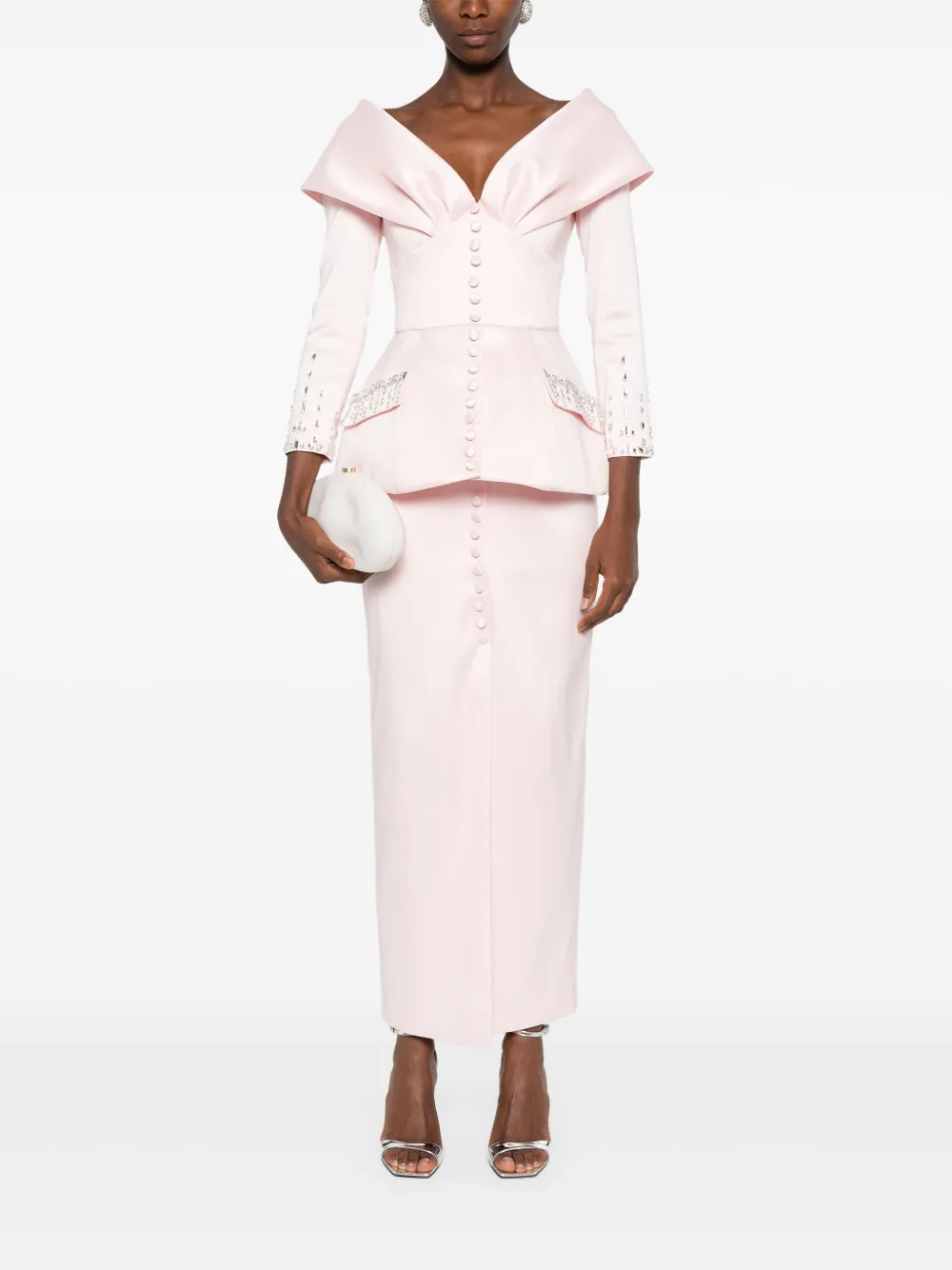 SILK LOVE & LACE Tamara jurk Roze