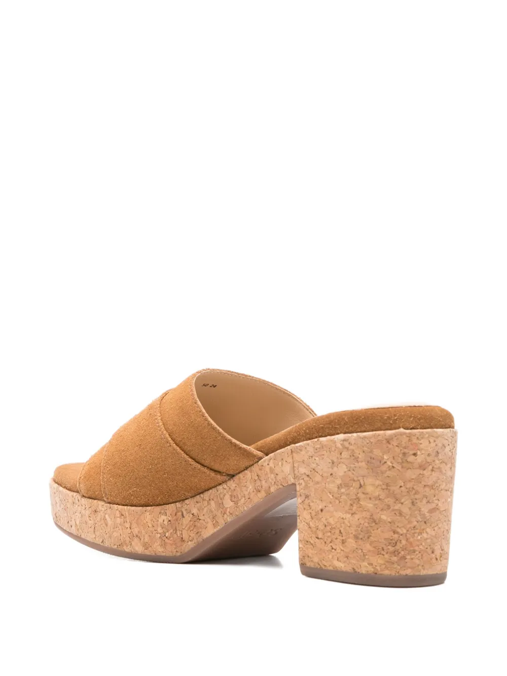 Scholl 80mm Ophelia buckle-fastening suede sandals Brown