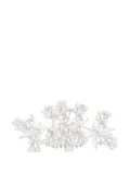 Tulleen Crystal Olea Butterfly Floral hair comb - Silver